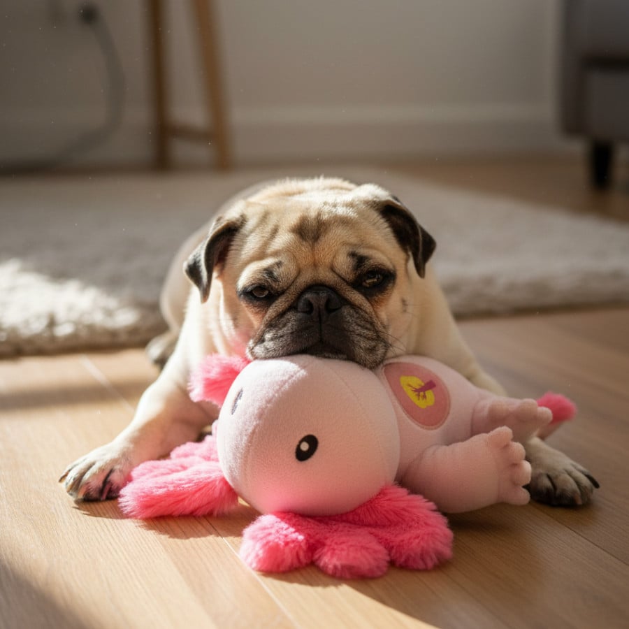 Tootoy! Ajolote Mordedor de Peluche con Sonido para perros