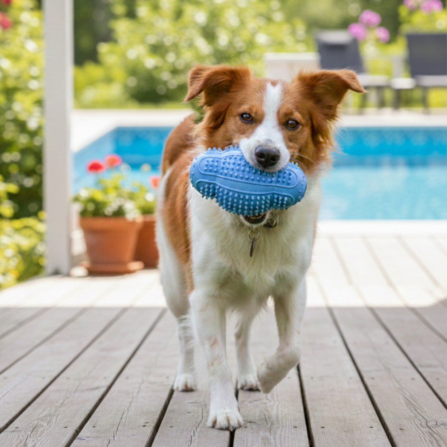 Summer Vibes Pelota Rugby Mordedor Juguete para perros