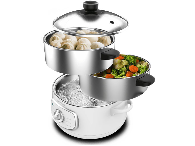 /vaporera--cecotec-vapovita-steelpot-white-1300-w-3-recipientes-de-acero-inoxidable-capacidad-10-l-temporizador-60-min-apagado-automatico-blanco