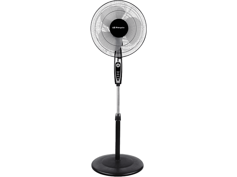 Ventilador de pie - Orbegozo SF0148, 50W, 3 velocidades, Rejilla seguridad