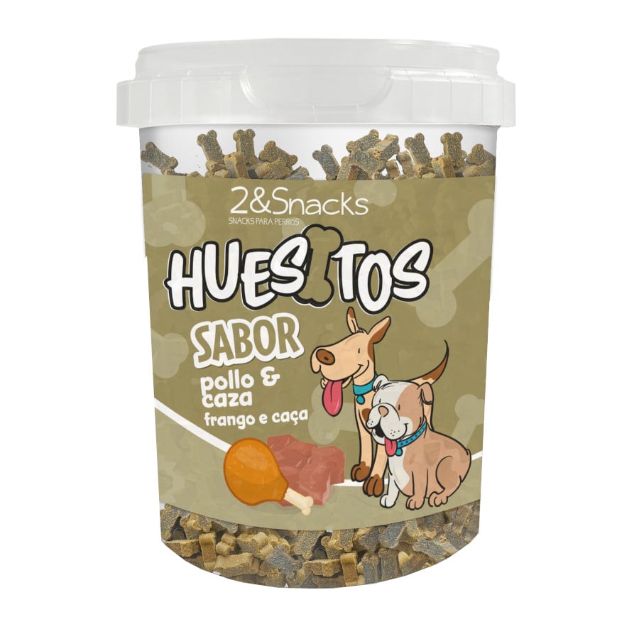 2 uds. x 300 g 2&Snacks Huesitos Duo Pollo y Caza para perros ¡Pack ahorro!