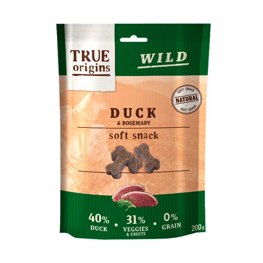 /6-bolsitas-x-200-g-true-origins-wild-huesitos-pato-y-romero-para-perros-pack-ahorro