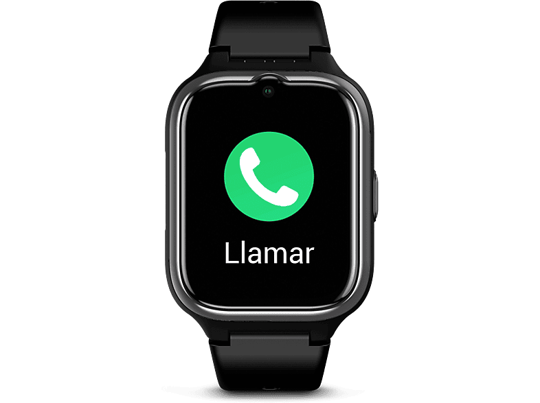 Smartwatch - SPC Smartee 4G Senior, Correa 110mm, Botón SOS, Localización, GPS, 72h Autonomía, Letras Grandes, Cámara Frontal, Negro