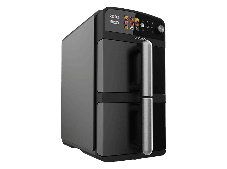 /freidora-de-aire--cecotec-cecofry-duolevel-10000-2400-w-10-l-2-cubetas-negro