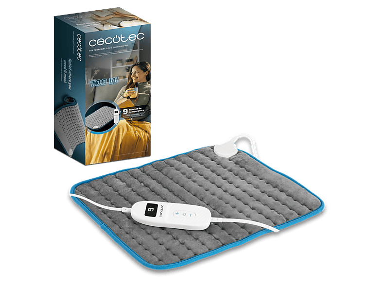 /almohadilla-electrica--cecotec-heatconfort-4000-thermalpad-manta-electrica-100w-multizona-9-niveles-de-calor-apagado-automatico-lavable-gris