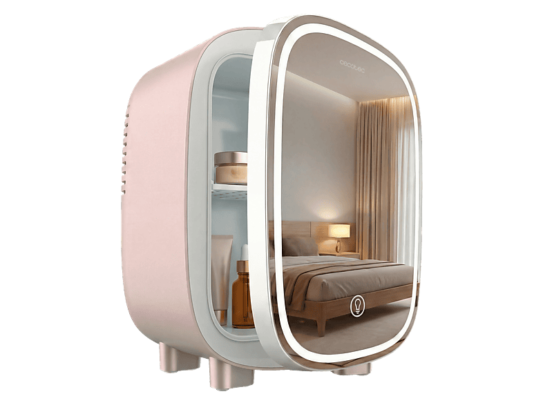 /nevera-de-cosmeticos--cecotec-coolingbeauty-4000-mirror-rose-4-l-espejo-luz-led-3-intensidades-enfriamiento-5-c-silenciosa-rosa