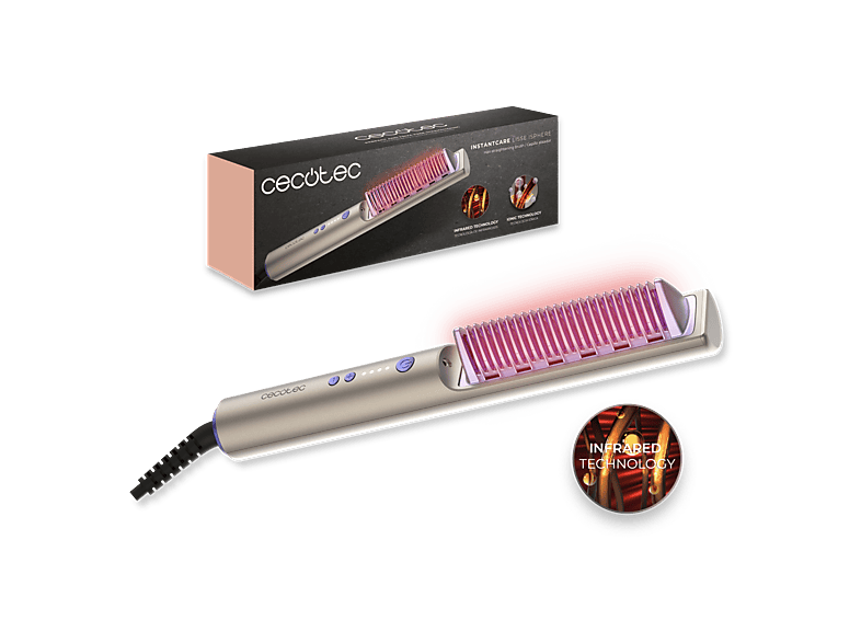 /cepillo-alisador--cecotec-instantcare-lisse-isphere-infrarrojos-iones-140-200c-memoria-bloqueo-calentamiento-rapido-autoapagado-multicolor