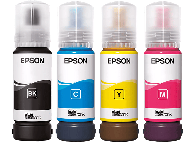 Cartucho de tinta - Epson 104 EcoTank, 4500 páginas Negro, 7500 color, Multicolor