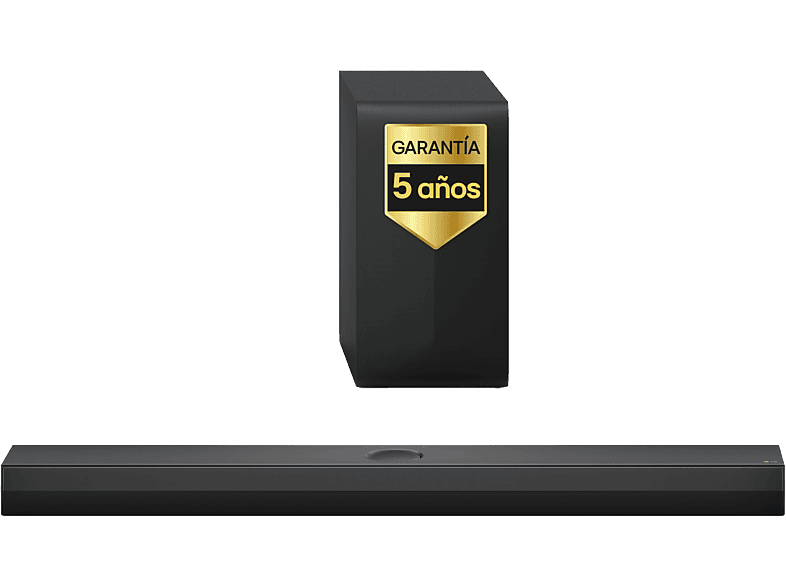 Barra de sonido - LG S70TY, Bluetooth, 400 W, 3.1.1 canales con subwoofer, Dolby Digital y DTS, Negro