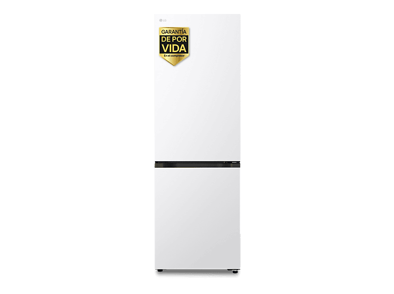 Frigorífico combi - LG GBBS312ASW, No Frost, 186 cm, 333 l, Door Cooling+™, ThinQ™, Blanco