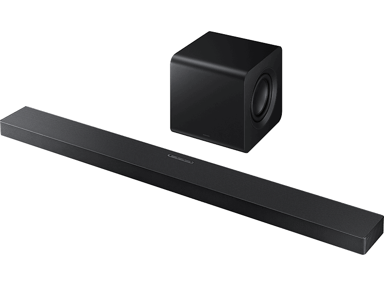 Barra de sonido - Samsung HW-QS700F/ZF, Bluetooth, 345 W, Subwoofer y Dolby Atmos inalámbrico, 3.1.2 canales, WiFi, Negro