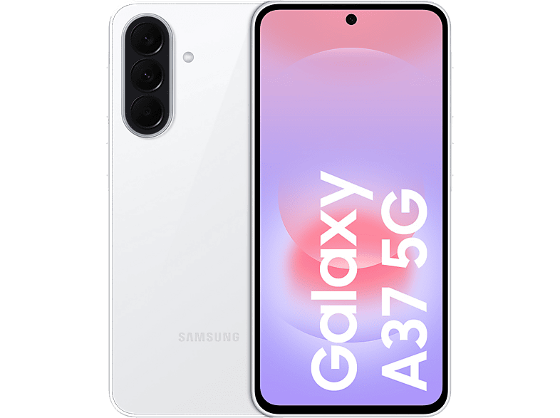 Móvil - Samsung Galaxy A37, Blanco, 128 GB, 6 GB RAM, 6.7