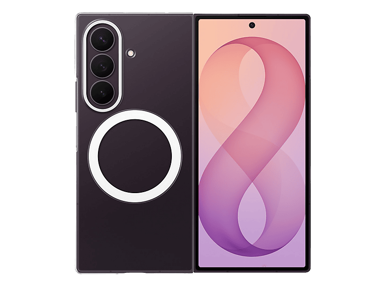 Funda móvil - Samsung, Para Galaxy Z Fold8 Ultra, Magnética, Transparente