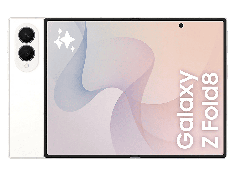 Móvil - Samsung Galaxy Z Fold8, Blanco, 256 GB, 12 GB RAM, 7.6