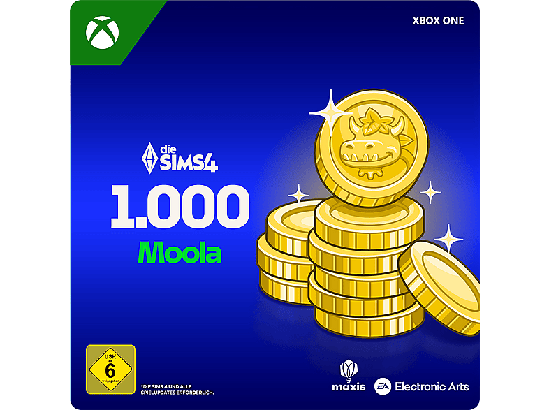 Xbox One The Sims 4: 1000 VC (Código de descarga)
