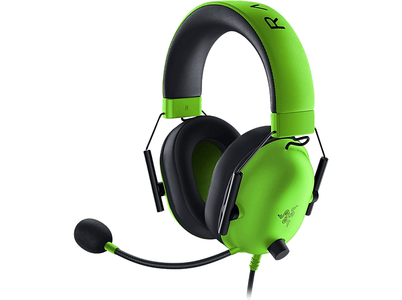 Auriculares gaming - Razer BlackShark V2 X, De diadema, Con cable, Jack 3.5 mm, Sonido 7.1, Micrófono, Verde