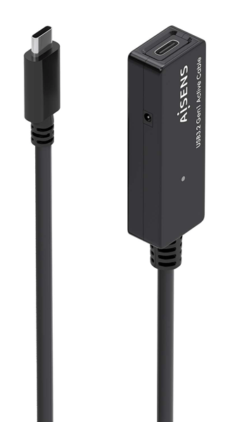 /aisens-cable-usb-3-2-gen1x1-prolongador-con-amplificador-usb-c-m-usb-c-h-negro-5-0m
