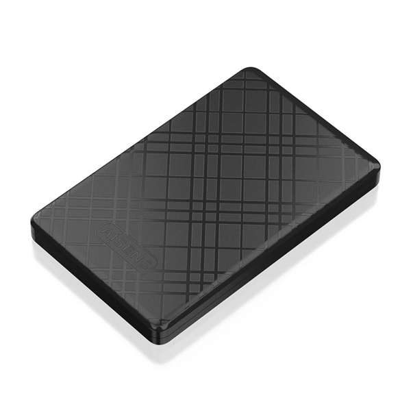 AISENS Caja Externa 2 5 ASE 2522B 9 5mm SATA a USB 3 0 USB3 1 Gen1 Negra