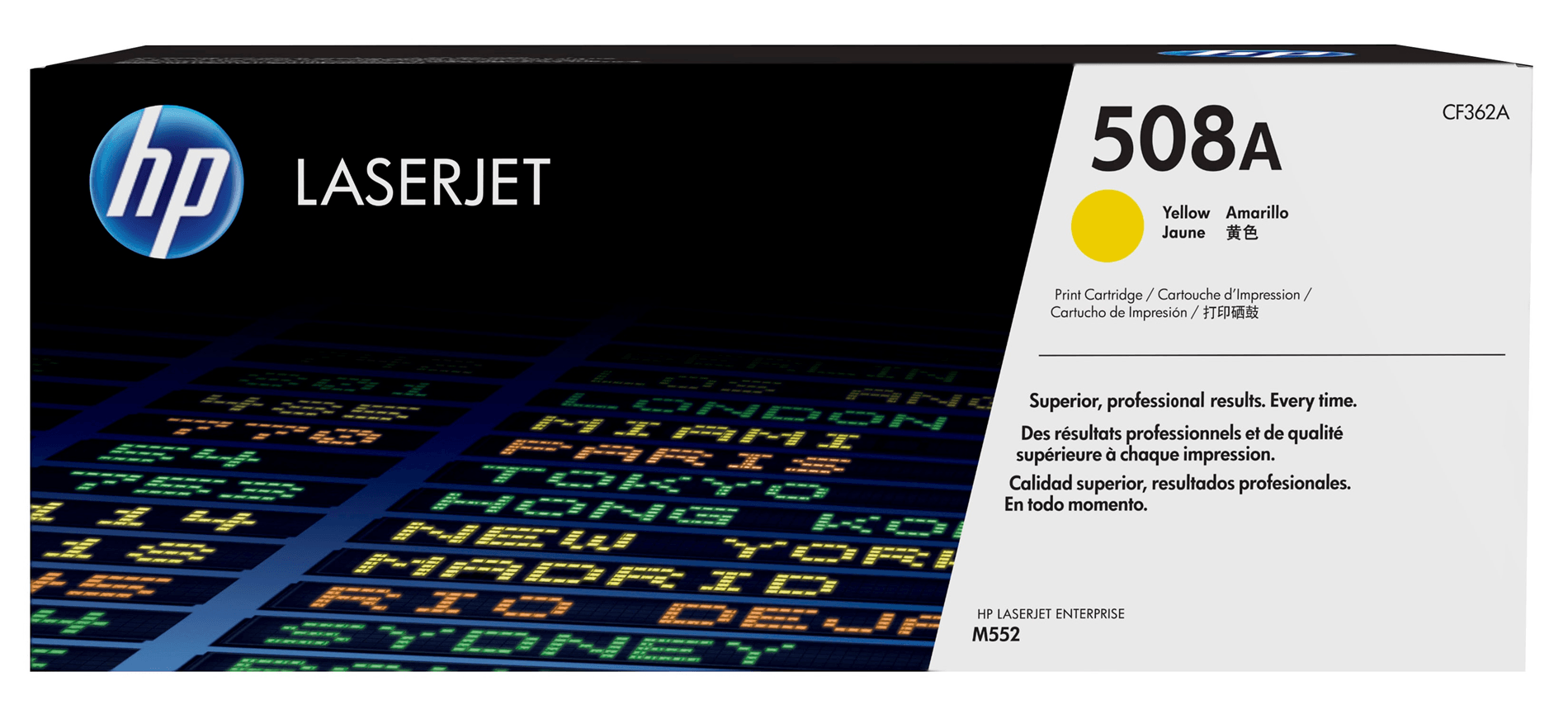 TONER CARTRIDGE 508A YELLOW