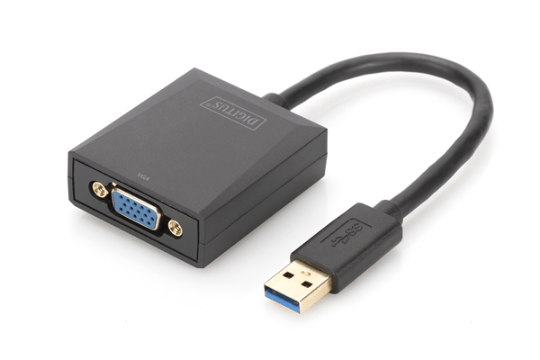 DIGITUS ADAPTER USB3.0 TO VGA OUTPUT VGA UP TO 108 0P