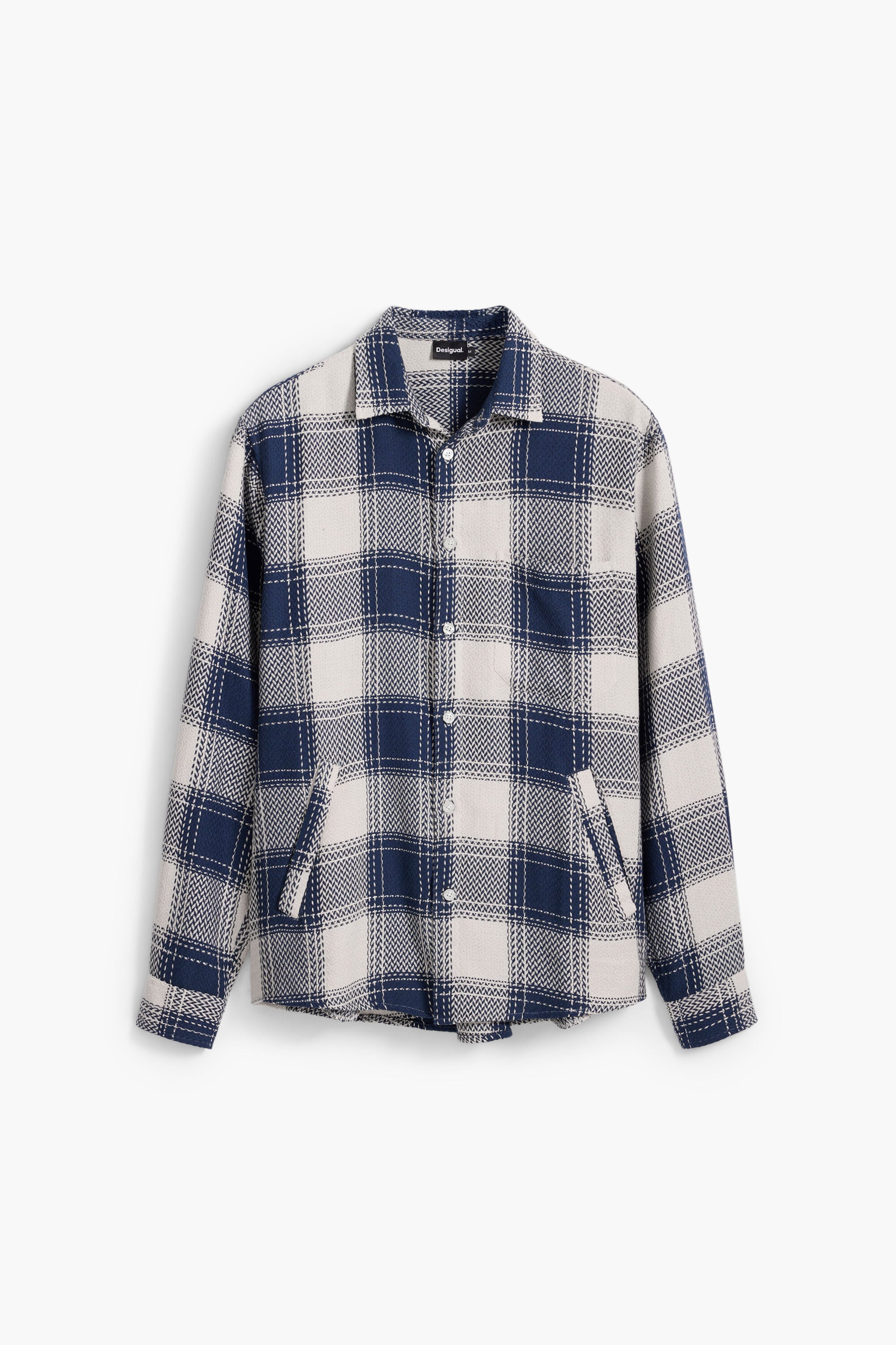 /desigual-camisa-cuadros-algodon-azul-xl