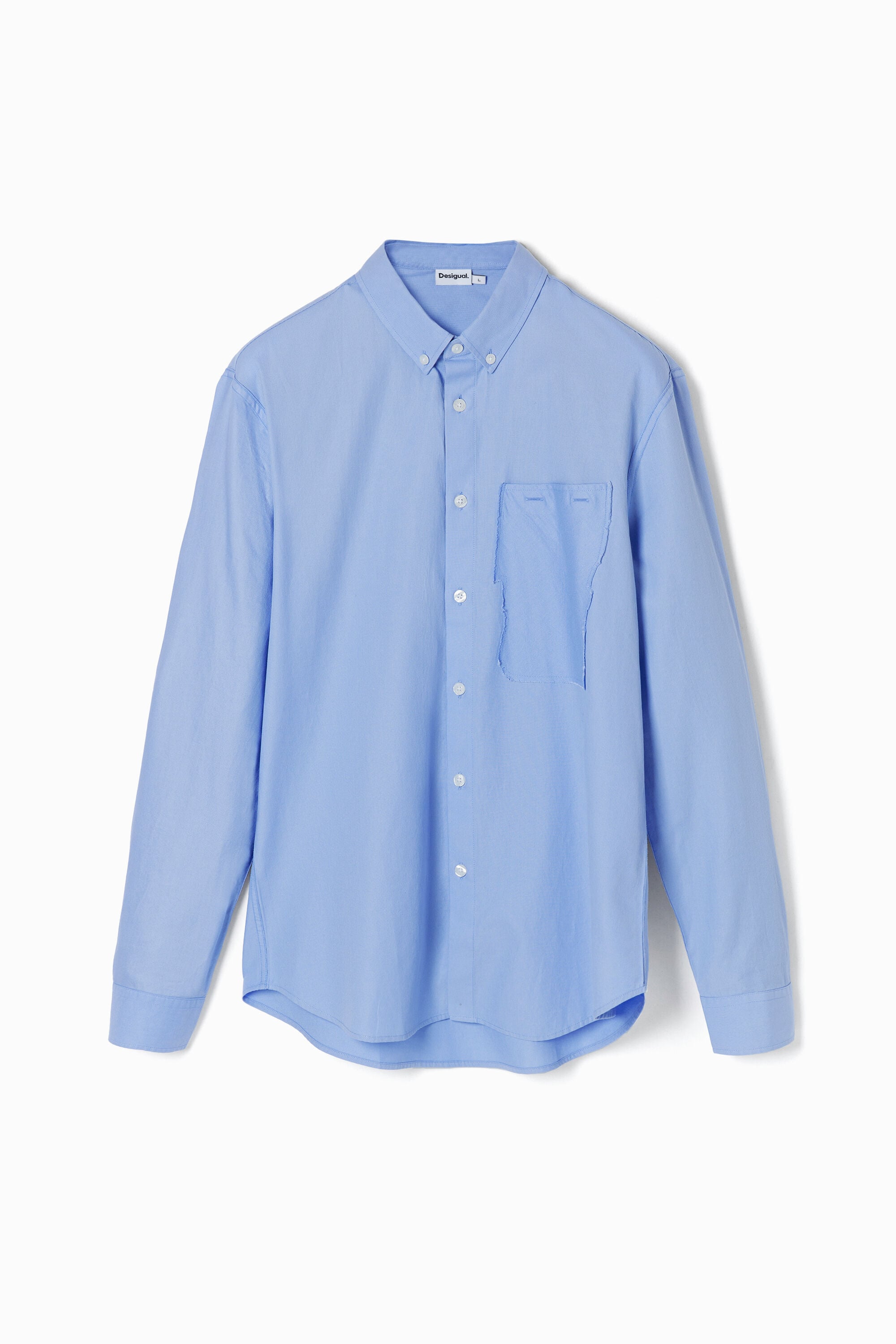 /desigual-camisa-popelin-patchwork-algodon-azul-s