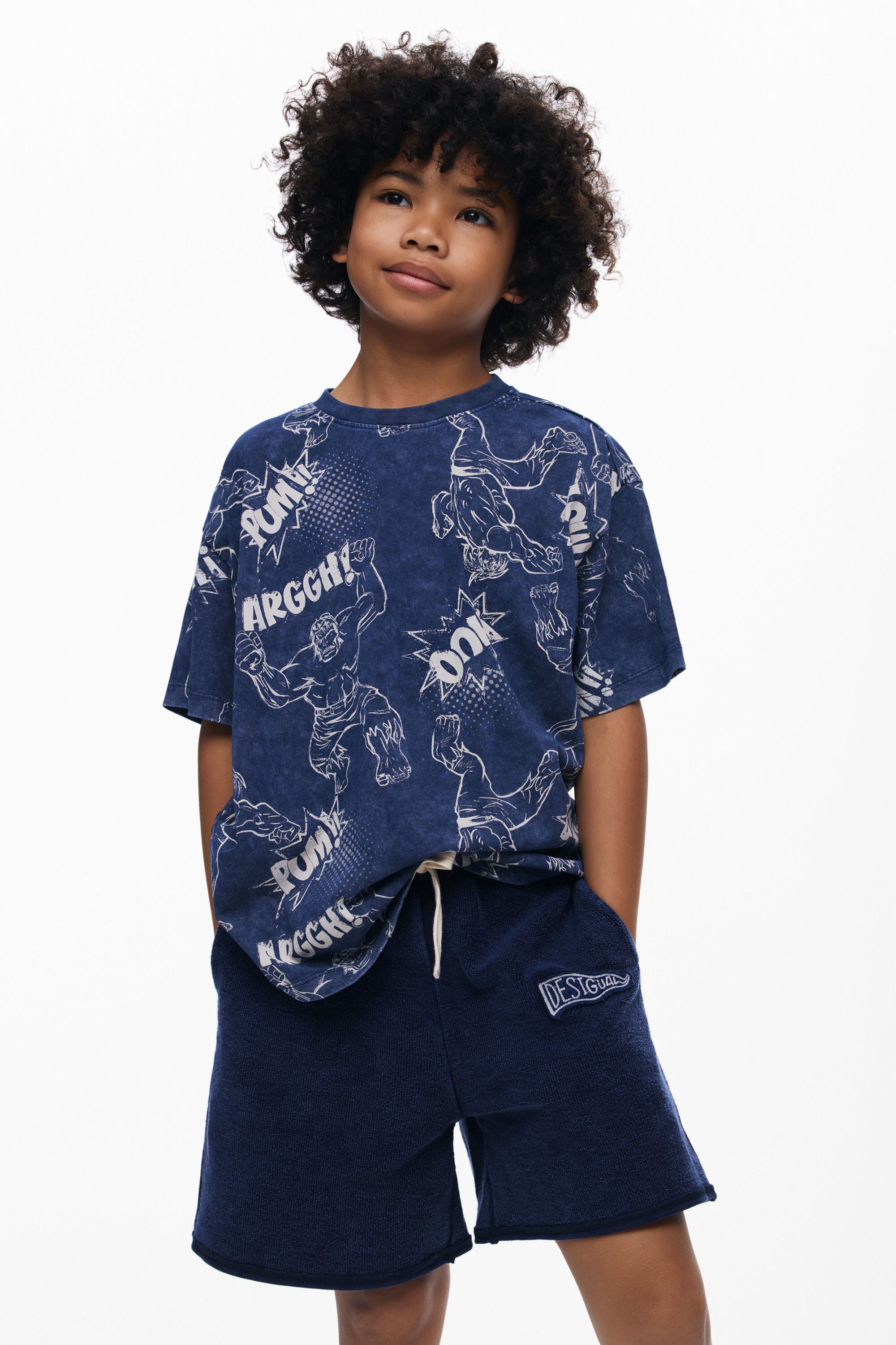 /desigual-camiseta-hulk-comic-ninos-algodon-azul-11/12