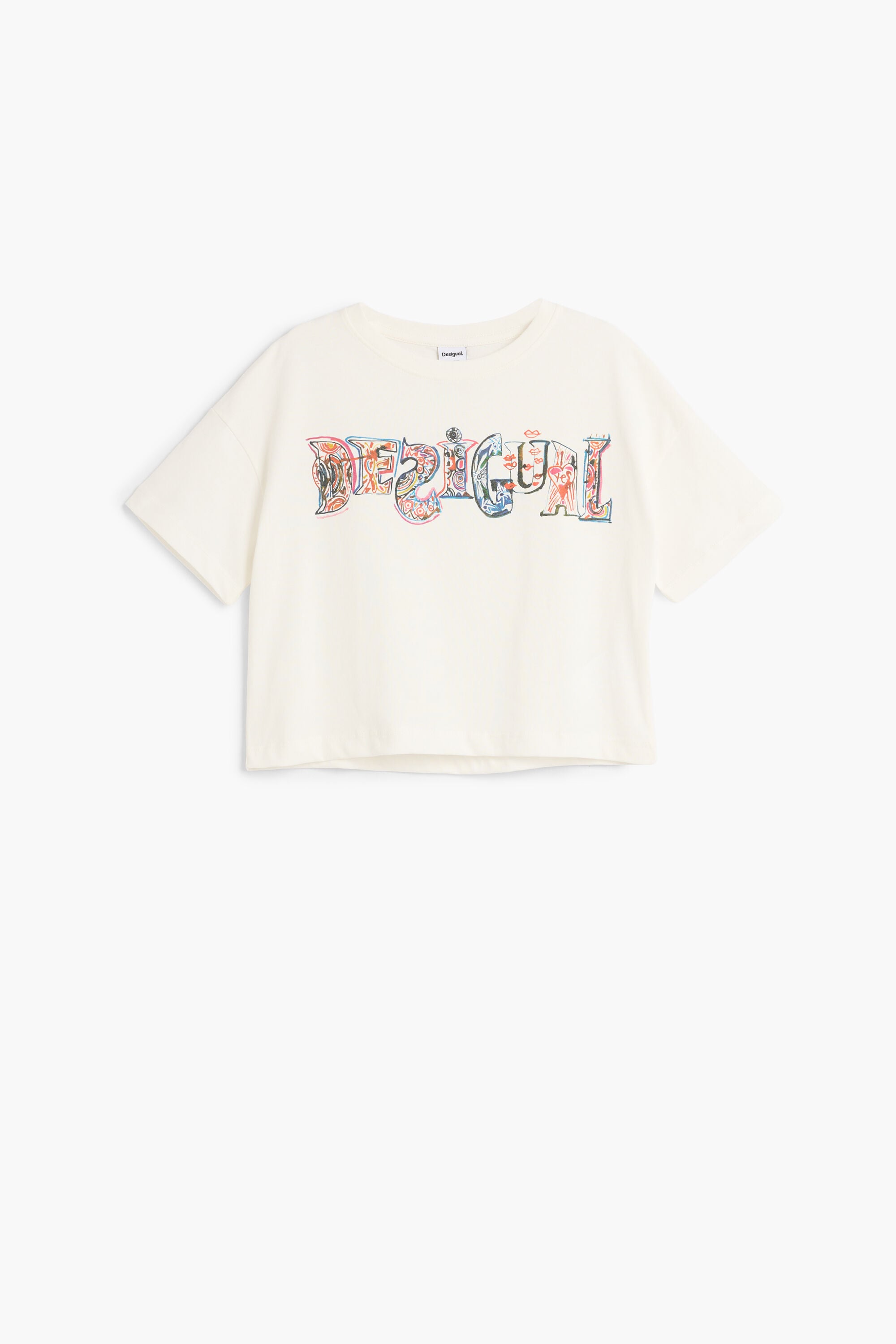 /desigual-camiseta-logo-algodon-algodon-blanco-7/8