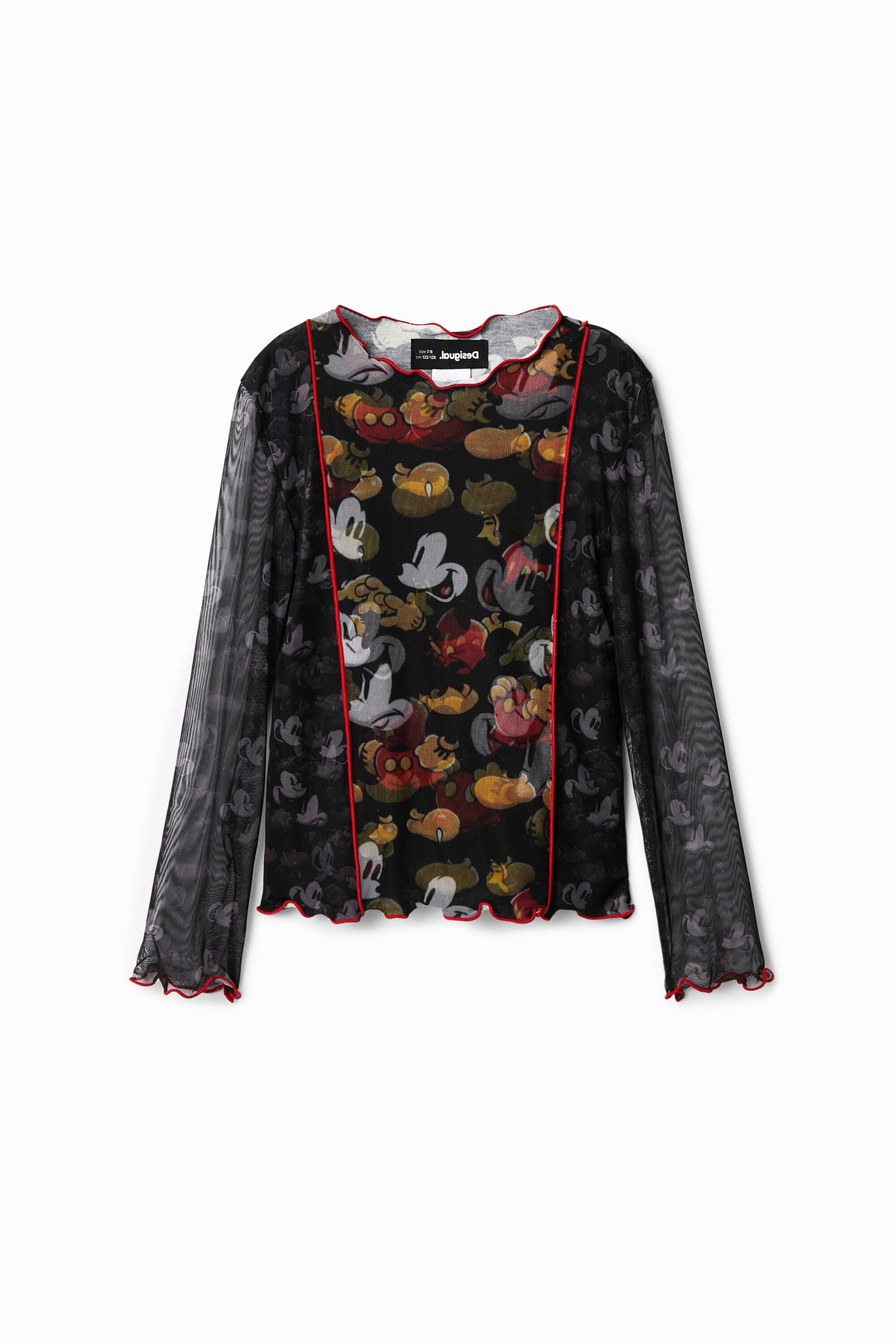 /desigual-camiseta-tul-mickey-mouse-poliester-negro-7/8