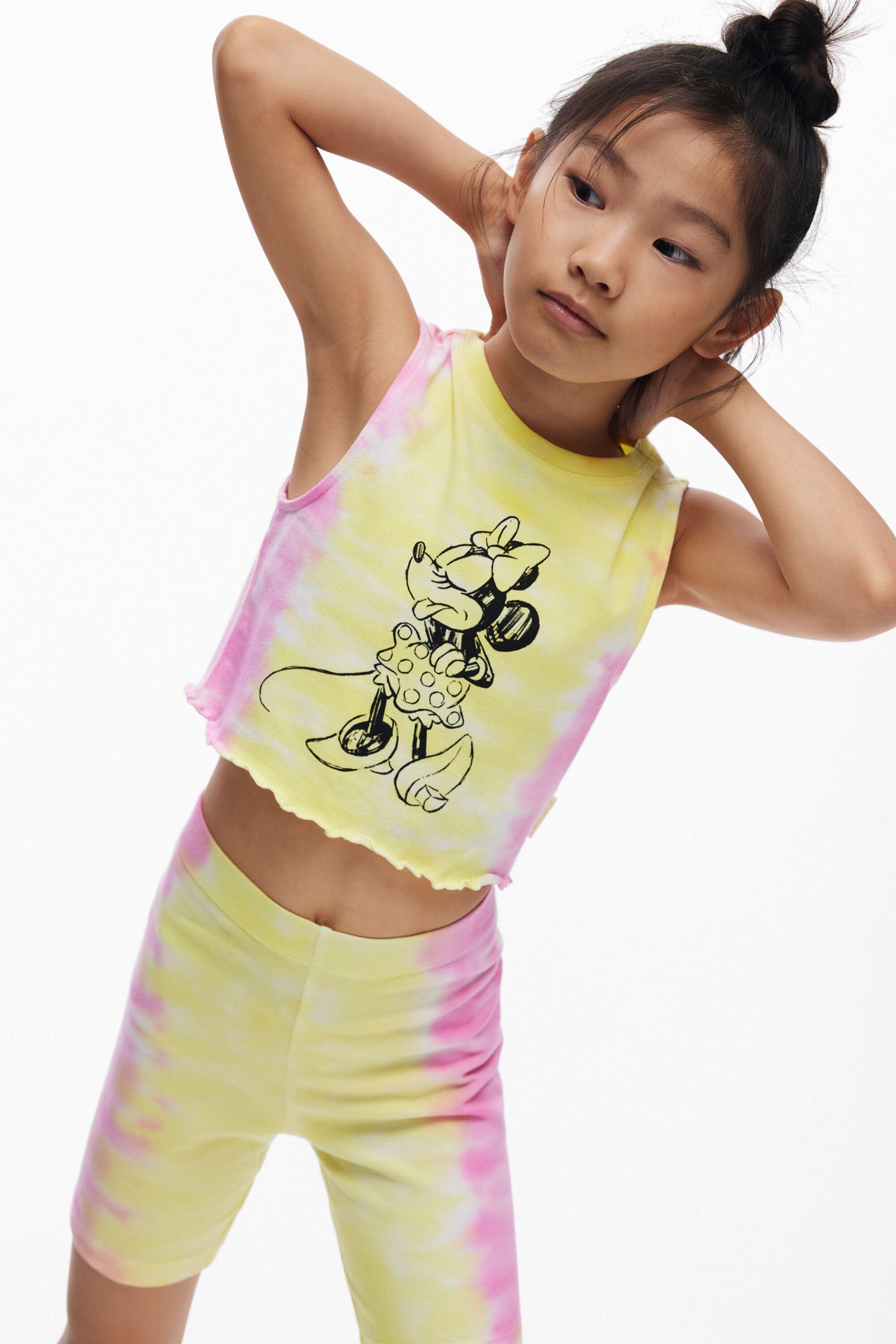 Desigual, Camiseta tye-die Minnie Mouse™, NiñOs, Algodon, Amarillo, 13/14