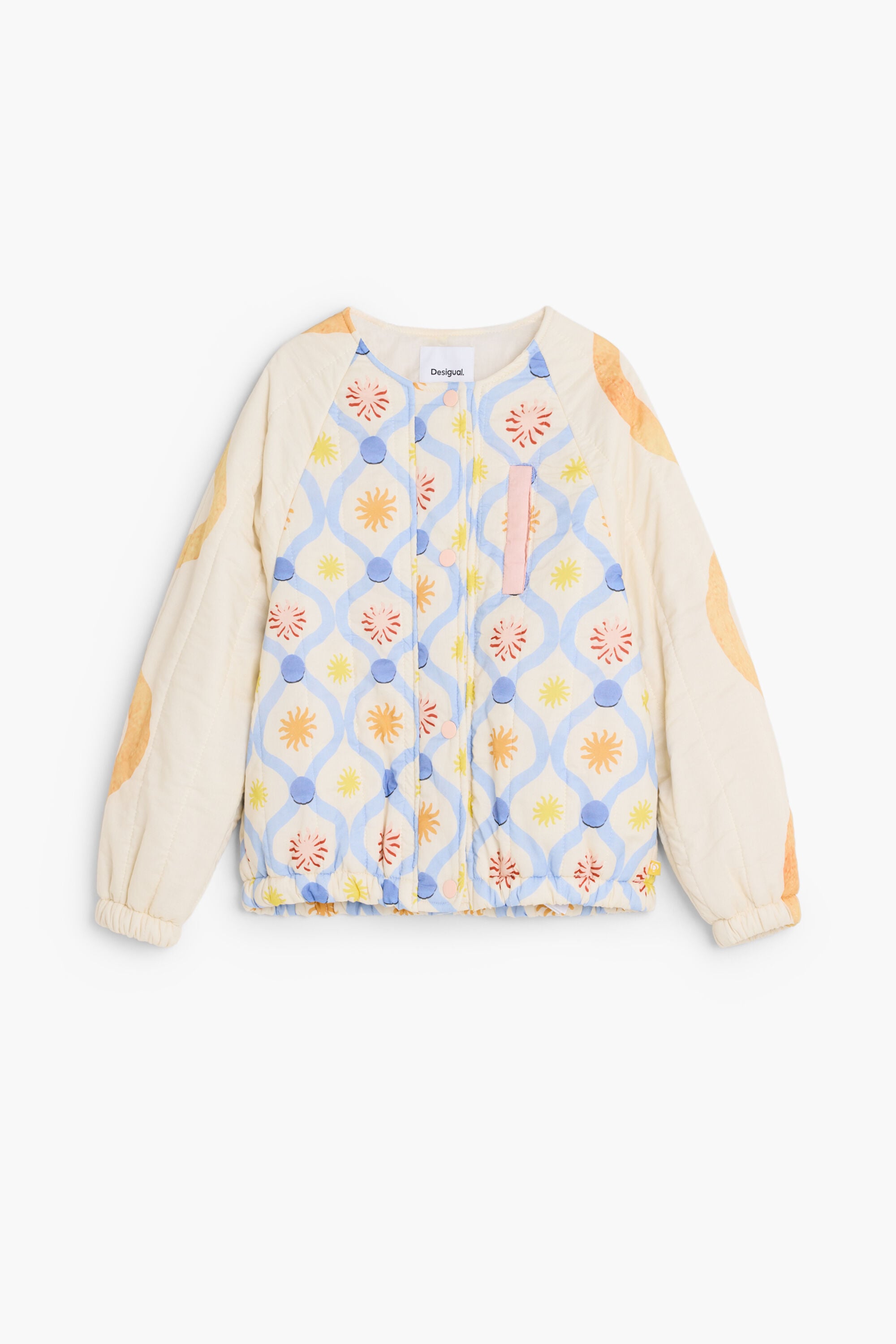 Desigual, Chaqueta acolchada soles, NiñOs, Algodon, Blanco, 9/10