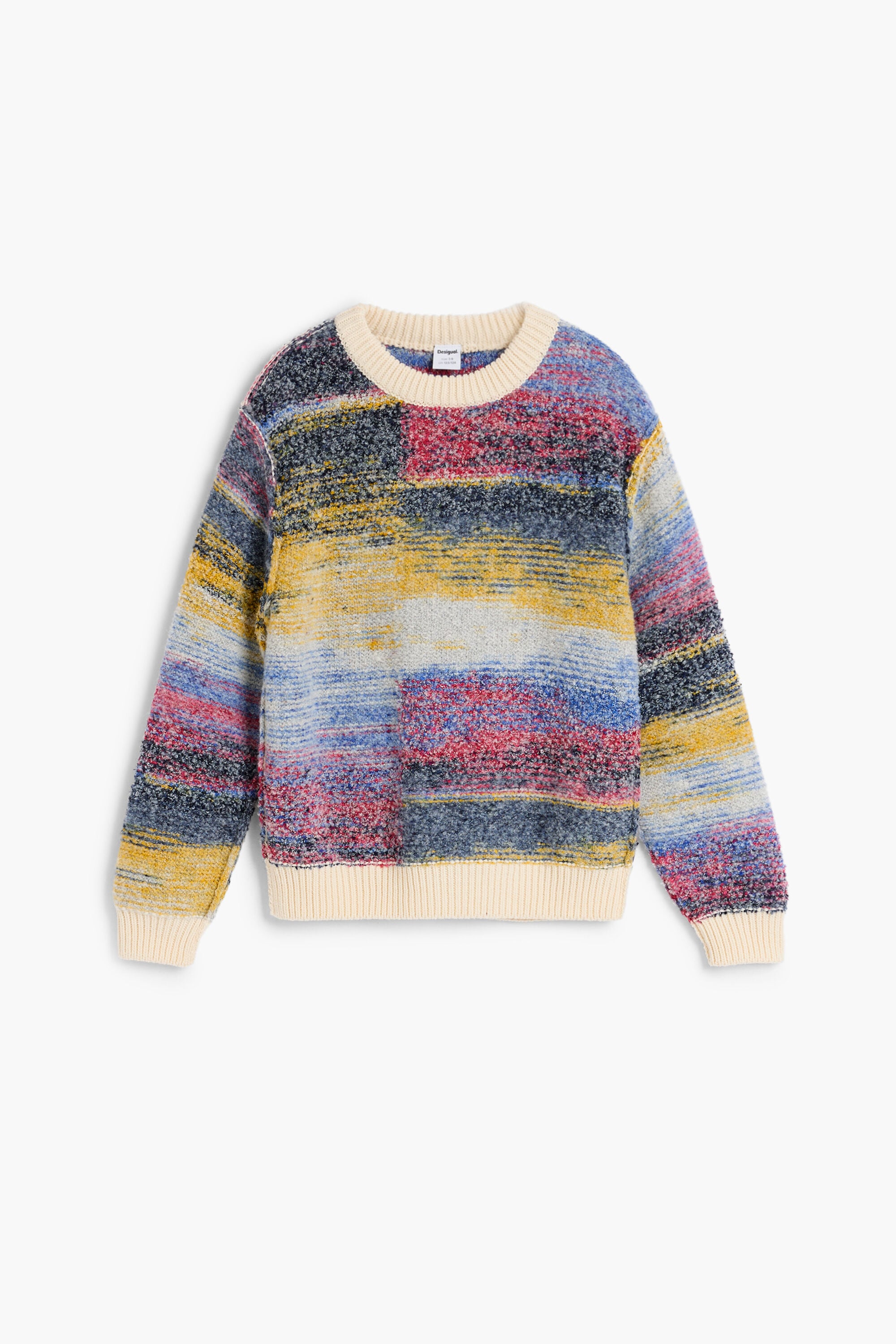 Desigual, Jersey jaspeado multicolor, NiñOs, 11/12
