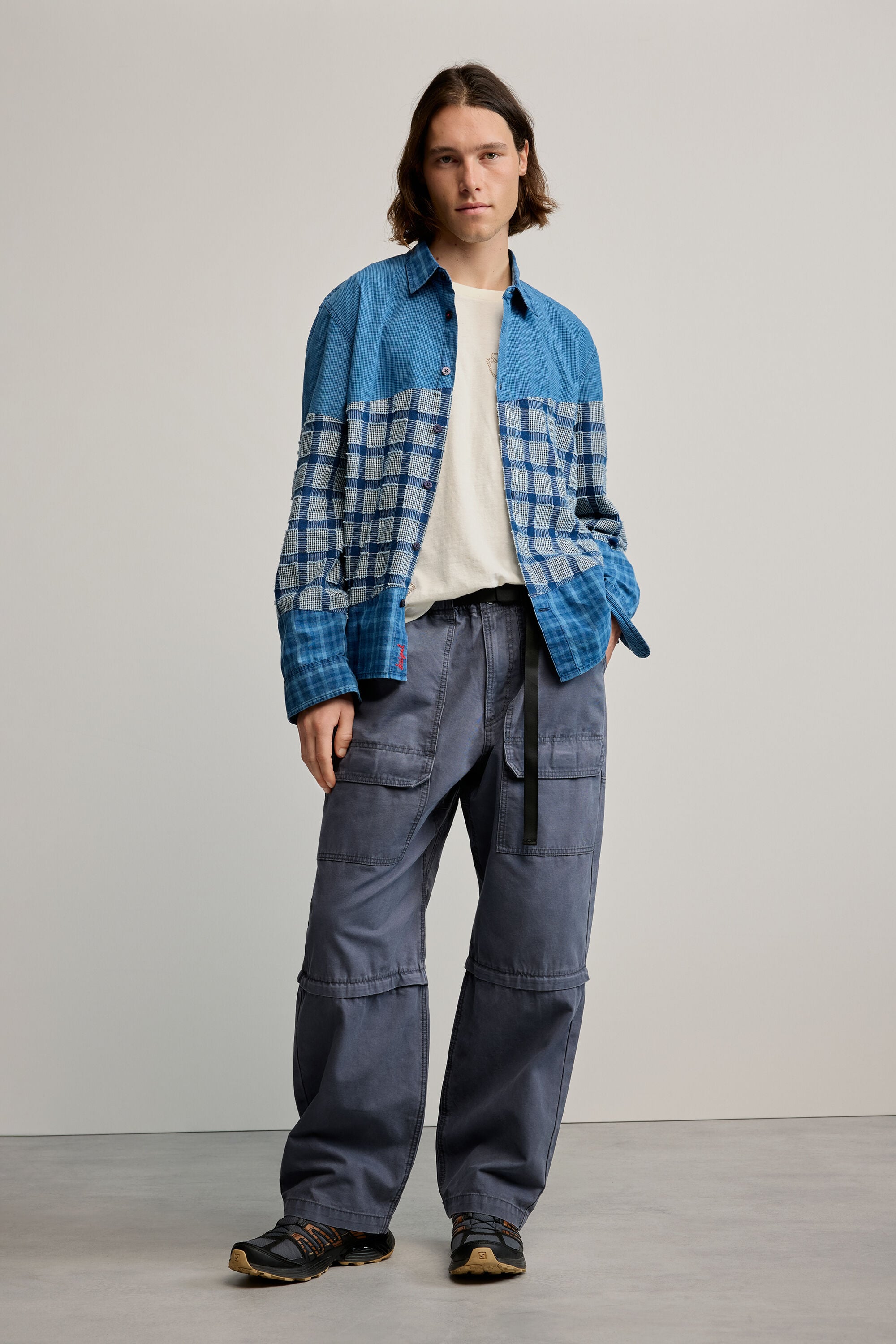 Desigual, Pantalón largo algodón, Hombre, Algodon, Azul, 32