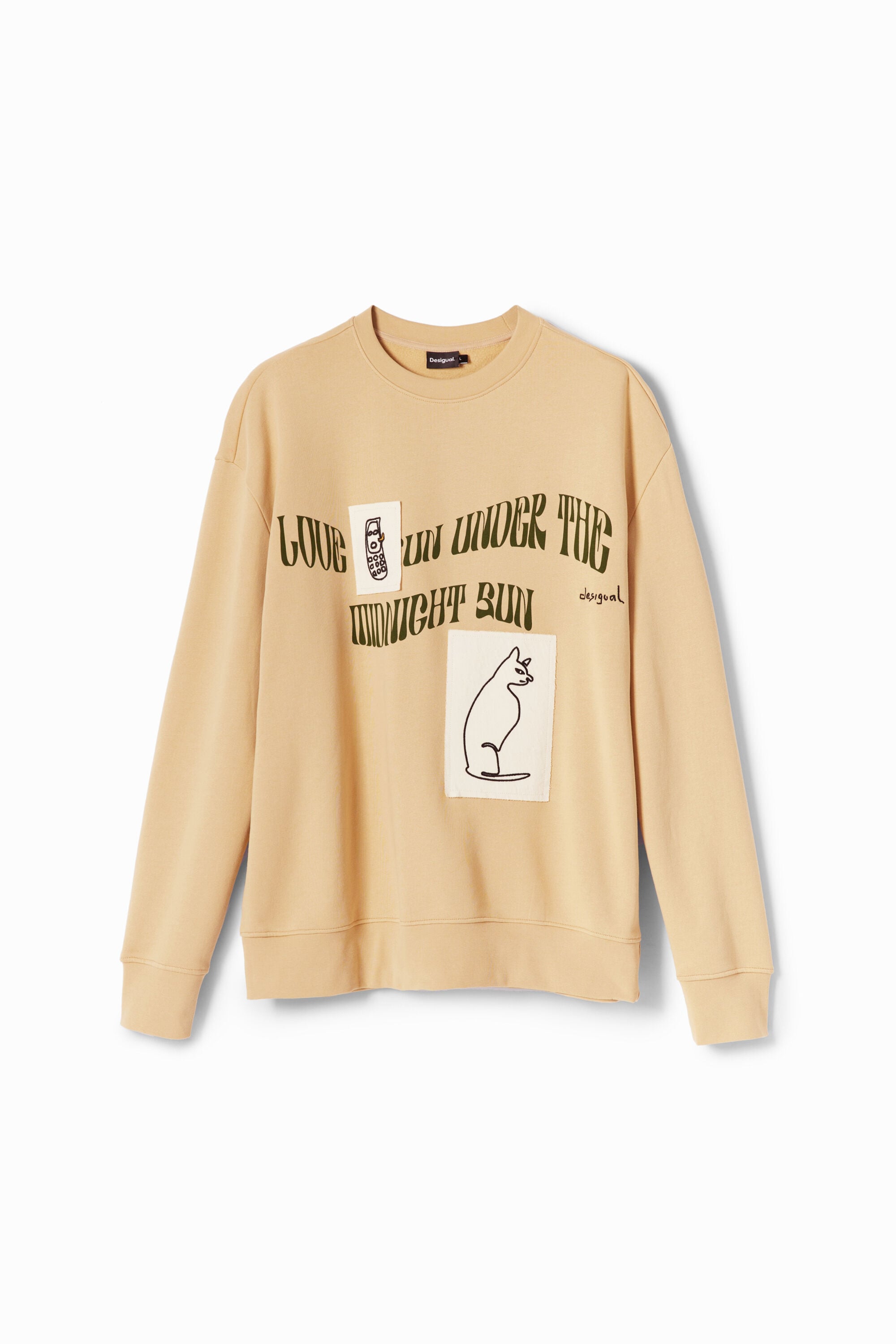 /desigual-sudadera-mensaje-parches-algodon-marron-s