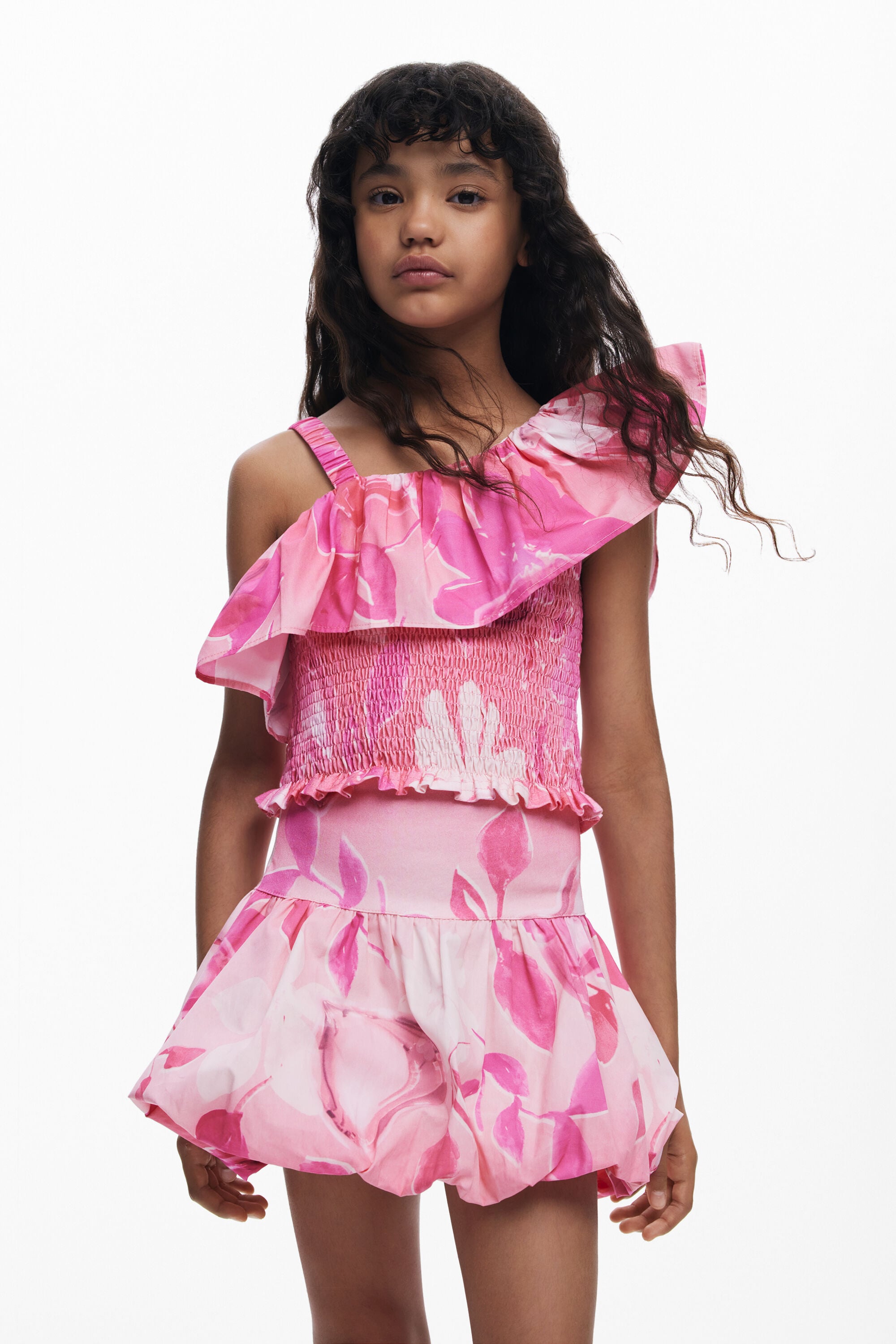 /desigual-top-flores-peplum-ninos-algodon-rojo-3/4