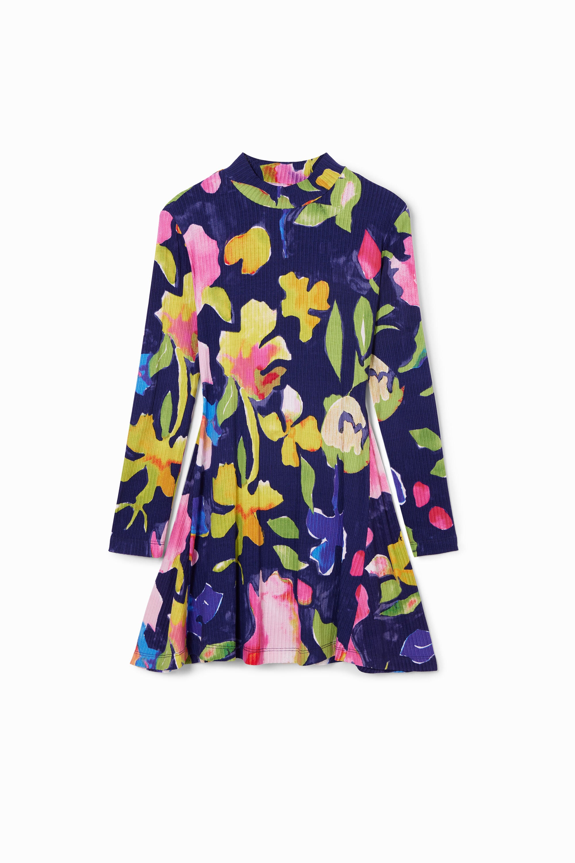 /desigual-vestido-flores-perkins-ninos-algodon-azul-3/4