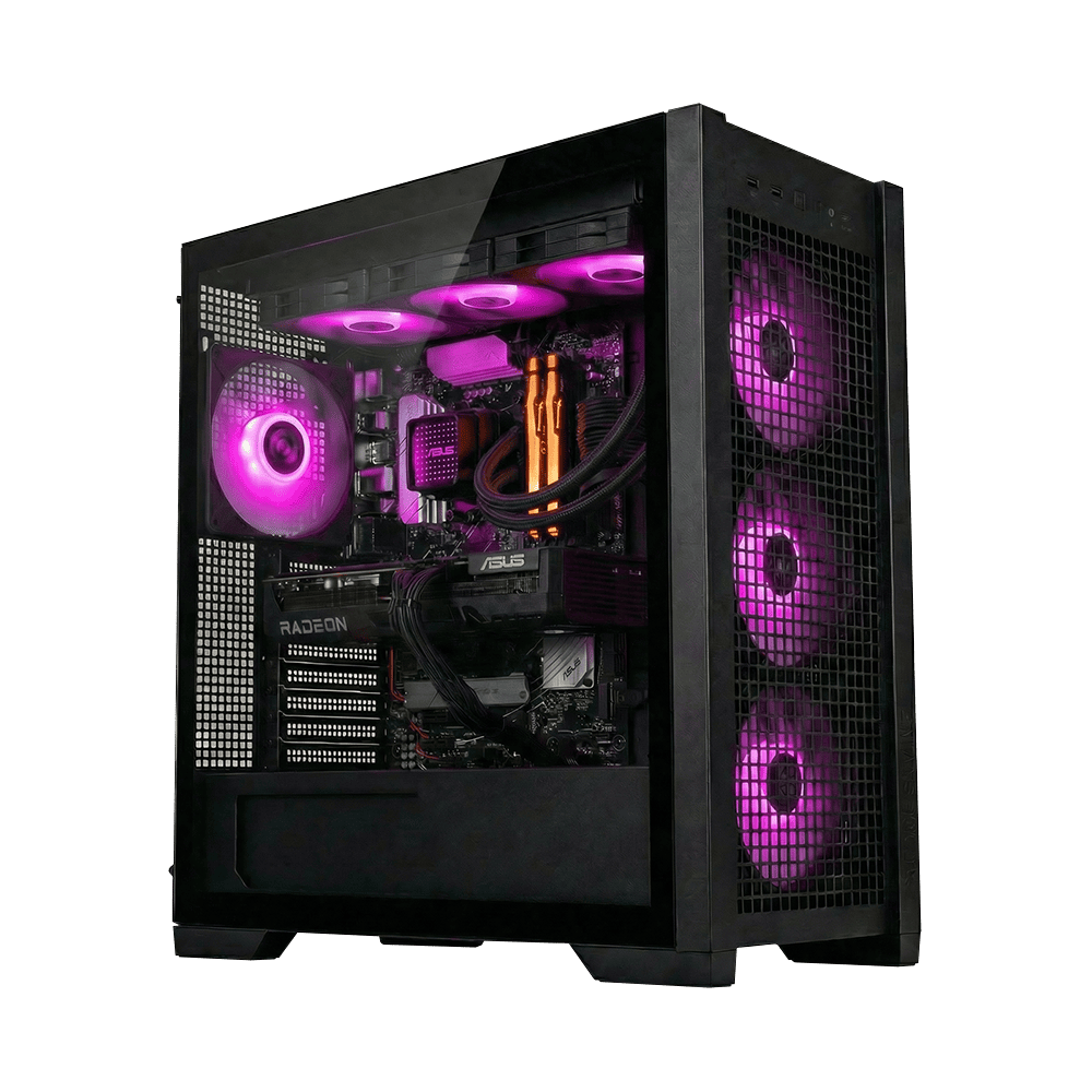 RANDOM Powered by ASUS AMD Ryzen 5 7500X3D, RX 9070 XT, 32GB, 1TB NVMe, B650 Plus WiFi, W11
