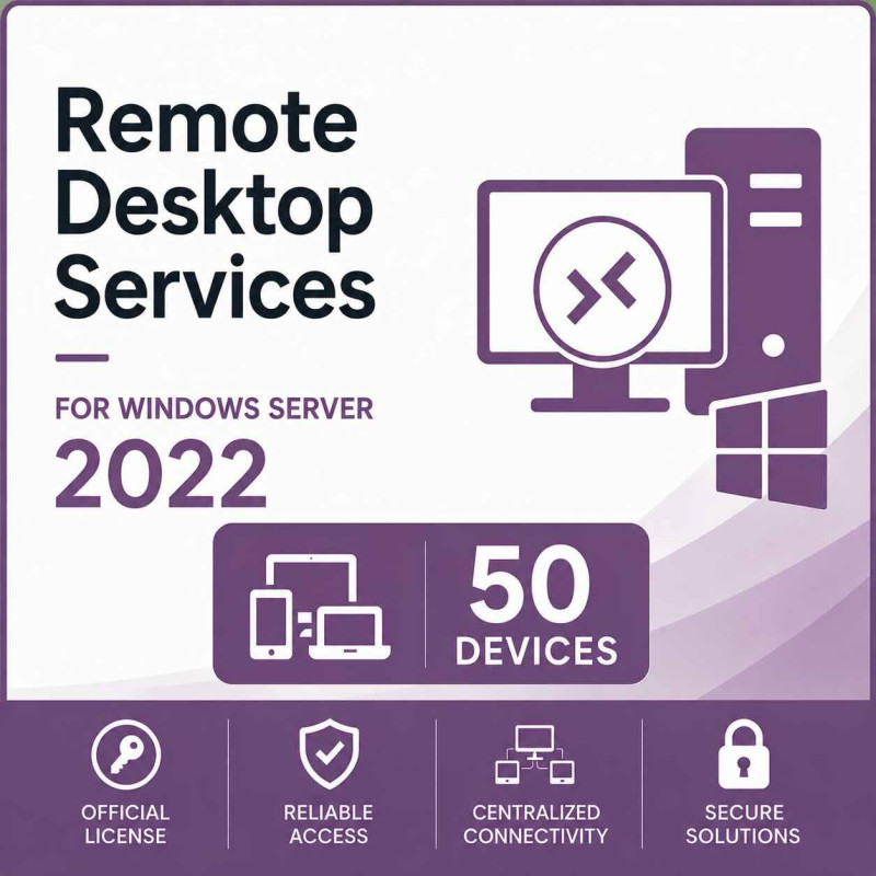 Remote Desktop Services (50 Dispositivos) para Windows Server 2019