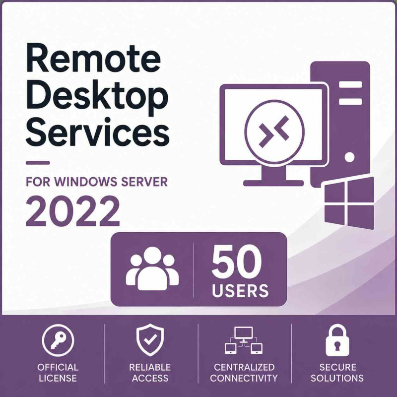 Remote Desktop Services (50 Usuarios) para Windows Server 2019