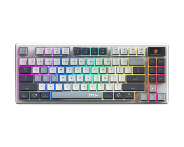 TECLADO MSI FORGE GK600 TKL W SKY ES